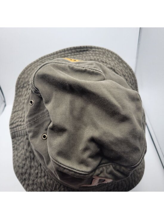 Goofys Hat Co Disneyland Bucket Hat Vintage Green Cotton Embroidered Logo